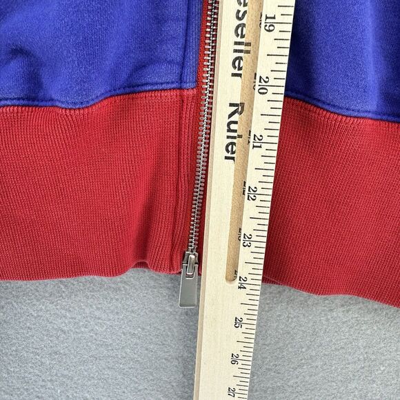 2011 Nike Color-Block Zip Up Hoodie Women's M Sportswear‎ Y2K Purple Workout Gym - Picture 5 of 10